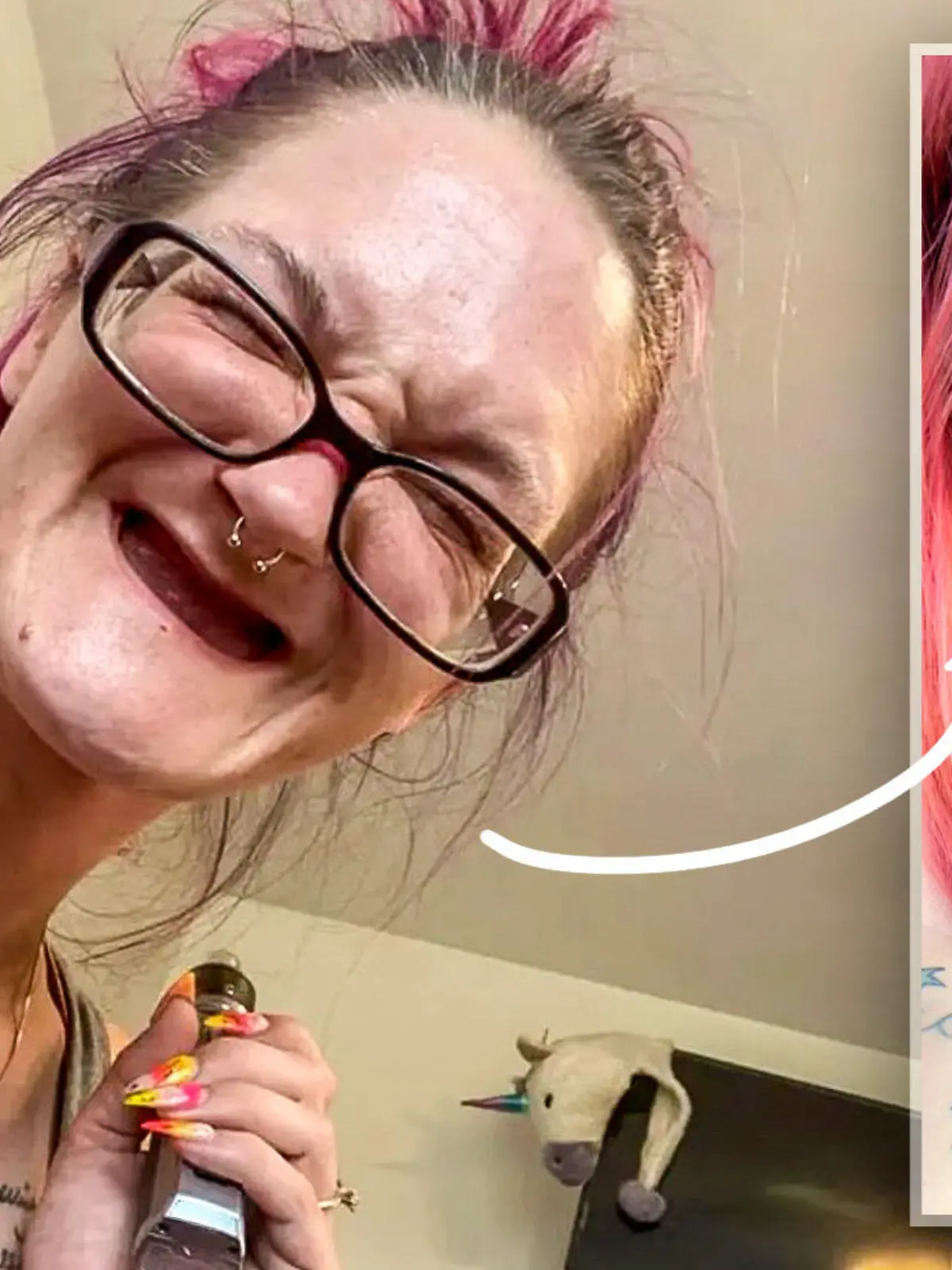Kaum wiederzuerkennen: Wenn Ashley Butler (31) sich schminkt und ihre Gebiss trägt, sie sieht aus wie eine völlig andere Person.