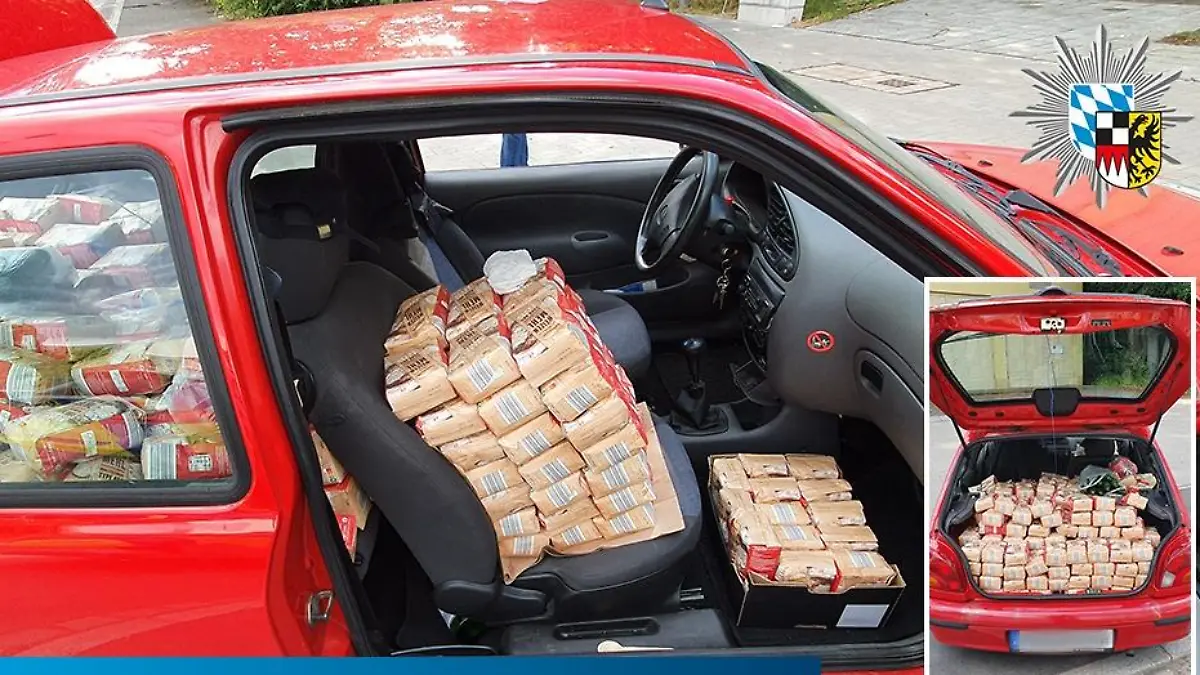 Ein Auto voller Mehl