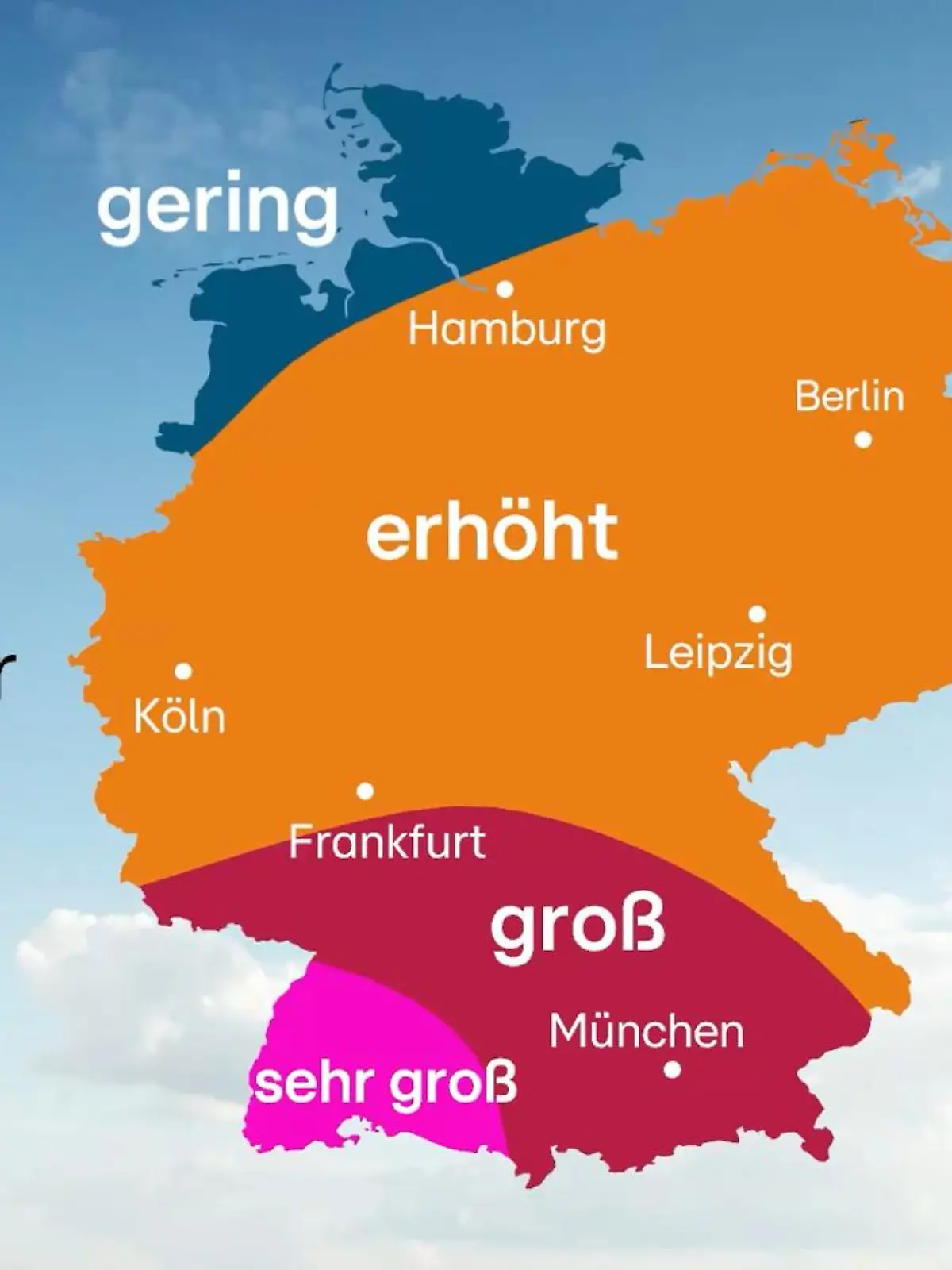 Unwettergefahr in Deutschland am Dienstag, 11. Juli,