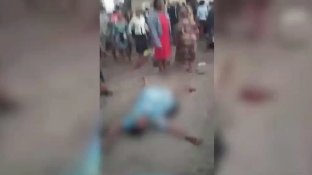 Bild der Massenpanik in Nigeria