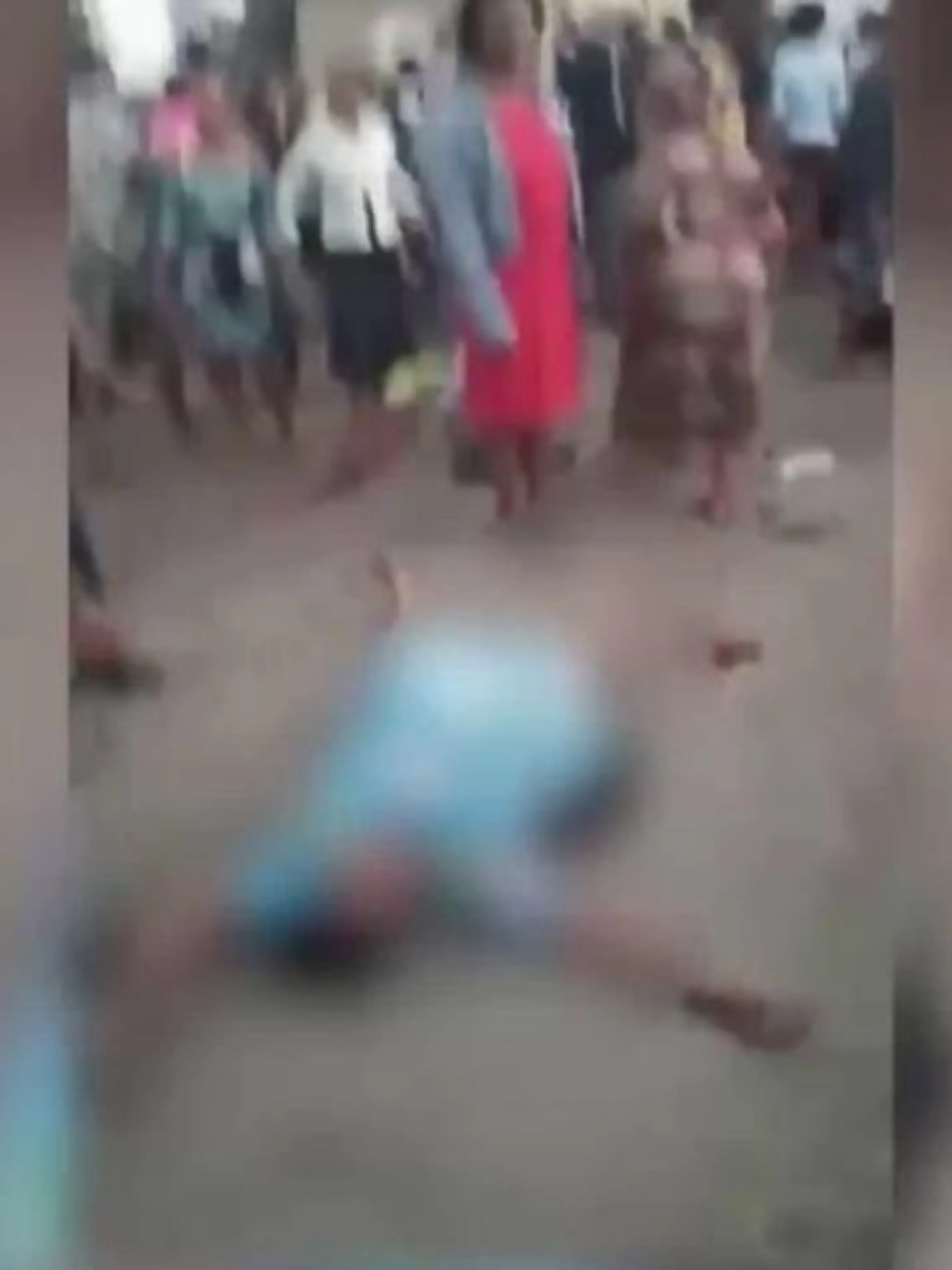 Bild der Massenpanik in Nigeria