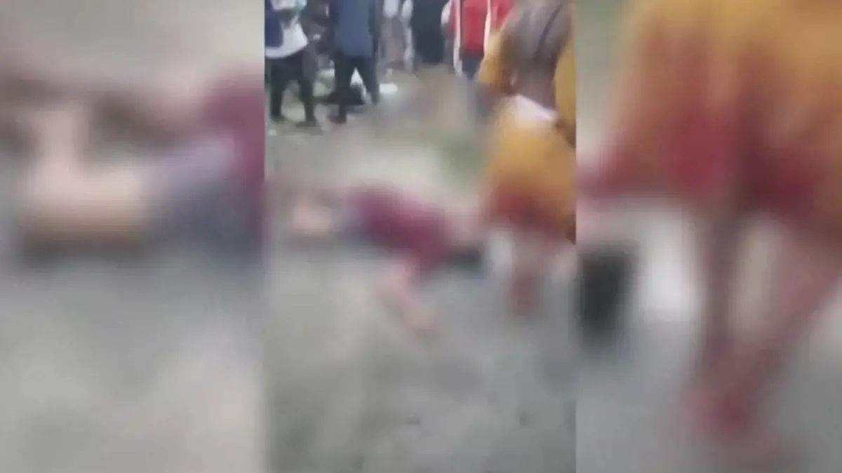 Bild der Massenpanik in Nigeria