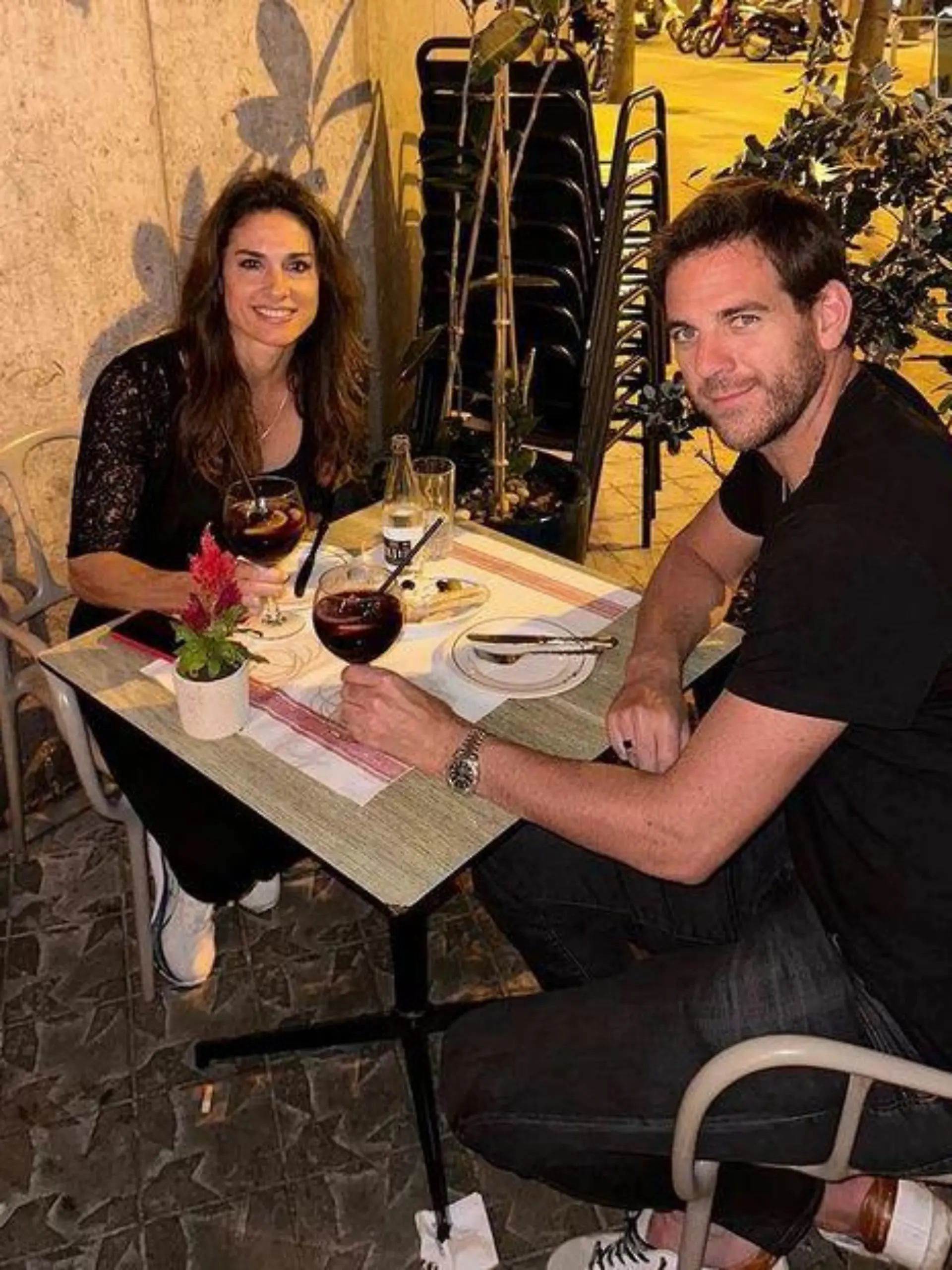 Gabriela Sabatini und Juan Martin del Potro heizen die Liebes-Gerüchte an.