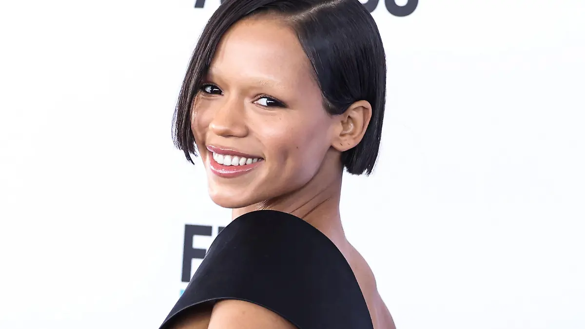 Taylor Russell wearing Loewe arrives at the 2023 Film Independent Spirit Awards held at the Santa Monica Beach on March 4, 2023 in Santa Monica, Los Angeles, California, United States. (Photo by Xavier Collin/Image Press Agency/NurPhoto)