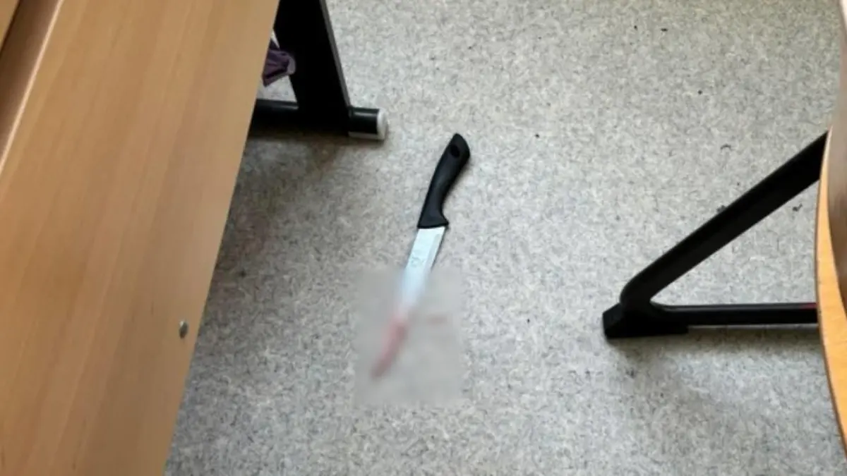 Mit diesem Messer soll die Zwölfjährige ihre Mitschülerin angegriffen haben.