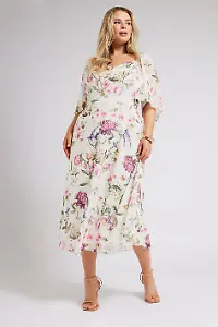 Gemustertes Maxikleid