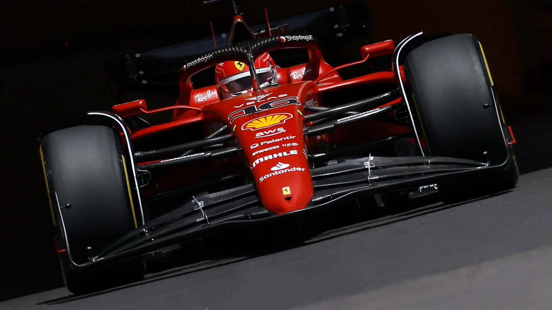 Formula One F1 - Monaco Grand Prix - Circuit de Monaco, Monte Carlo, Monaco - May 27, 2022 Ferrari's Charles Leclerc in action during practice REUTERS/Christian Hartmann