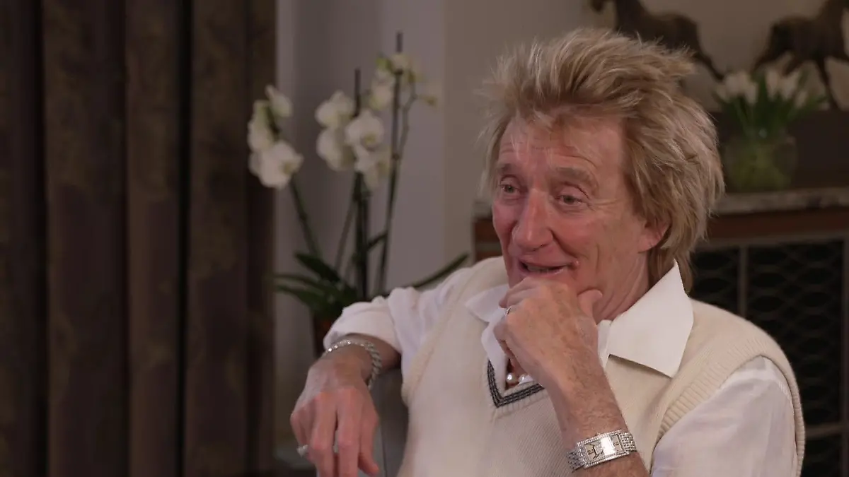 Rod Stewart spricht im Interview über die Menopause seiner Frau.