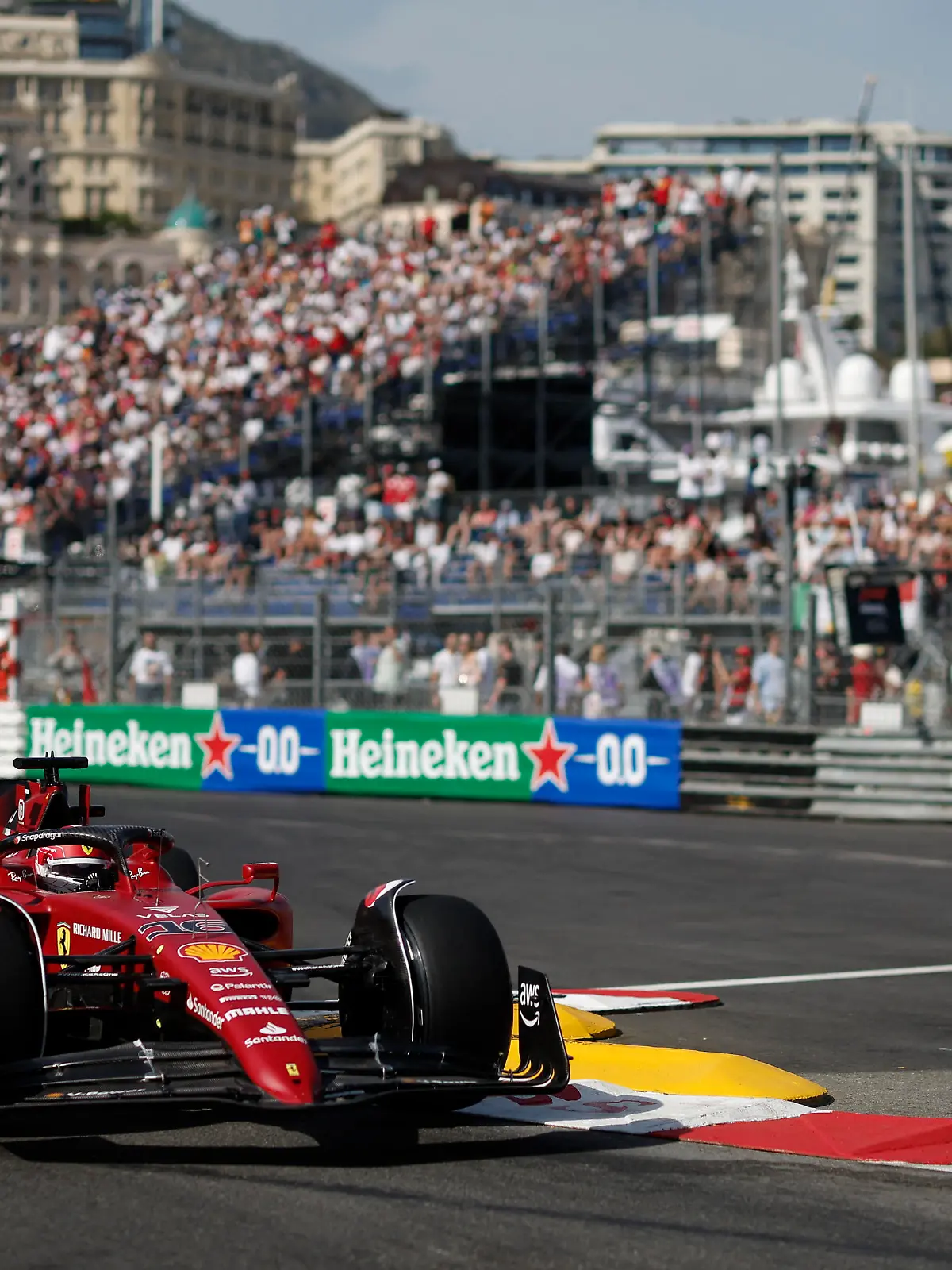 Formula One F1 - Monaco Grand Prix - Circuit de Monaco, Monte Carlo, Monaco - May 27, 2022 Ferrari's Charles Leclerc in action during practice REUTERS/Benoit Tessier