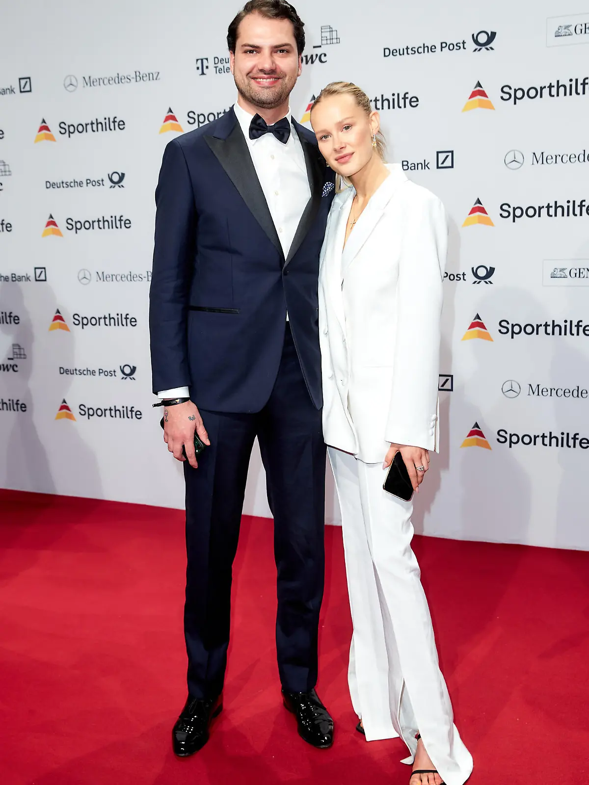 Jimi Blue Ochsenknecht mit Freundin beim 52. Ball des Sports in der Festhalle in Frankfurt am Main.