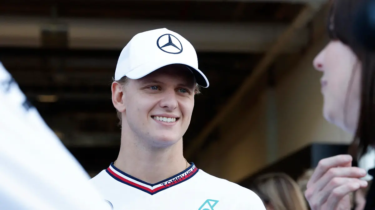Formula One F1 - Miami Grand Prix - Miami International Autodrome, Miami, Florida, United States - May 2, 2024  Mercedes' reserve driver Mick Schumacher ahead of the Miami Grand Prix REUTERS/Marco Bello