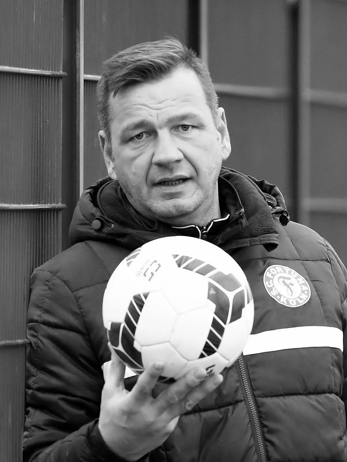 SC Fortuna Köln 4.Liga Südstadion Trainingsauftakt zur Rückrunde Torwarttrainer Georg Koch Fortuna 05.01.2020 Bild: *** Sport SC Fortuna Köln 4 Liga Südstadion Training kick-off for the second half of the season Goalkeeping coach Georg Koch Fortuna 05 01 2020 Picture