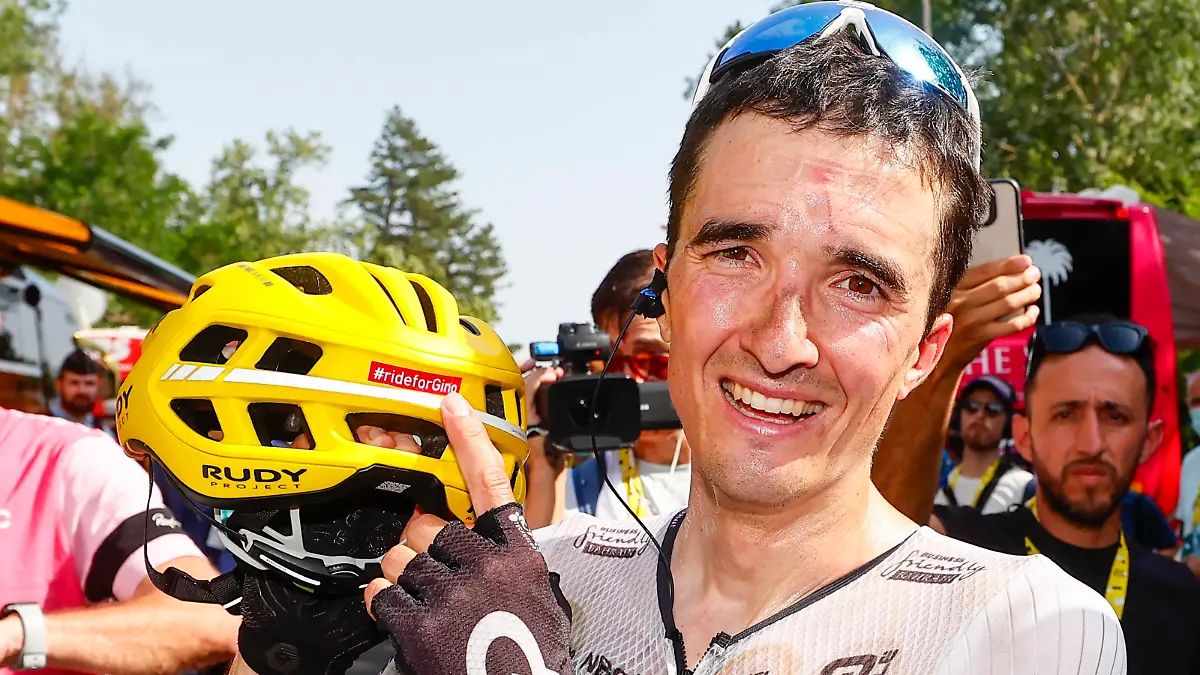 Pello Bilbao fährt auch für seinen bei der Tour de Suisse zu Tode gekommenen Teamkollegen Gino Mäder.