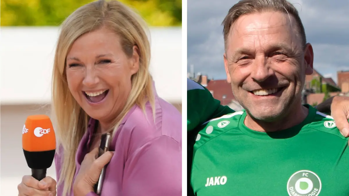 Geimein oder nur ein bisschen frech: Andrea Kiewel haut Spruch zu Thomas Häßler raus.