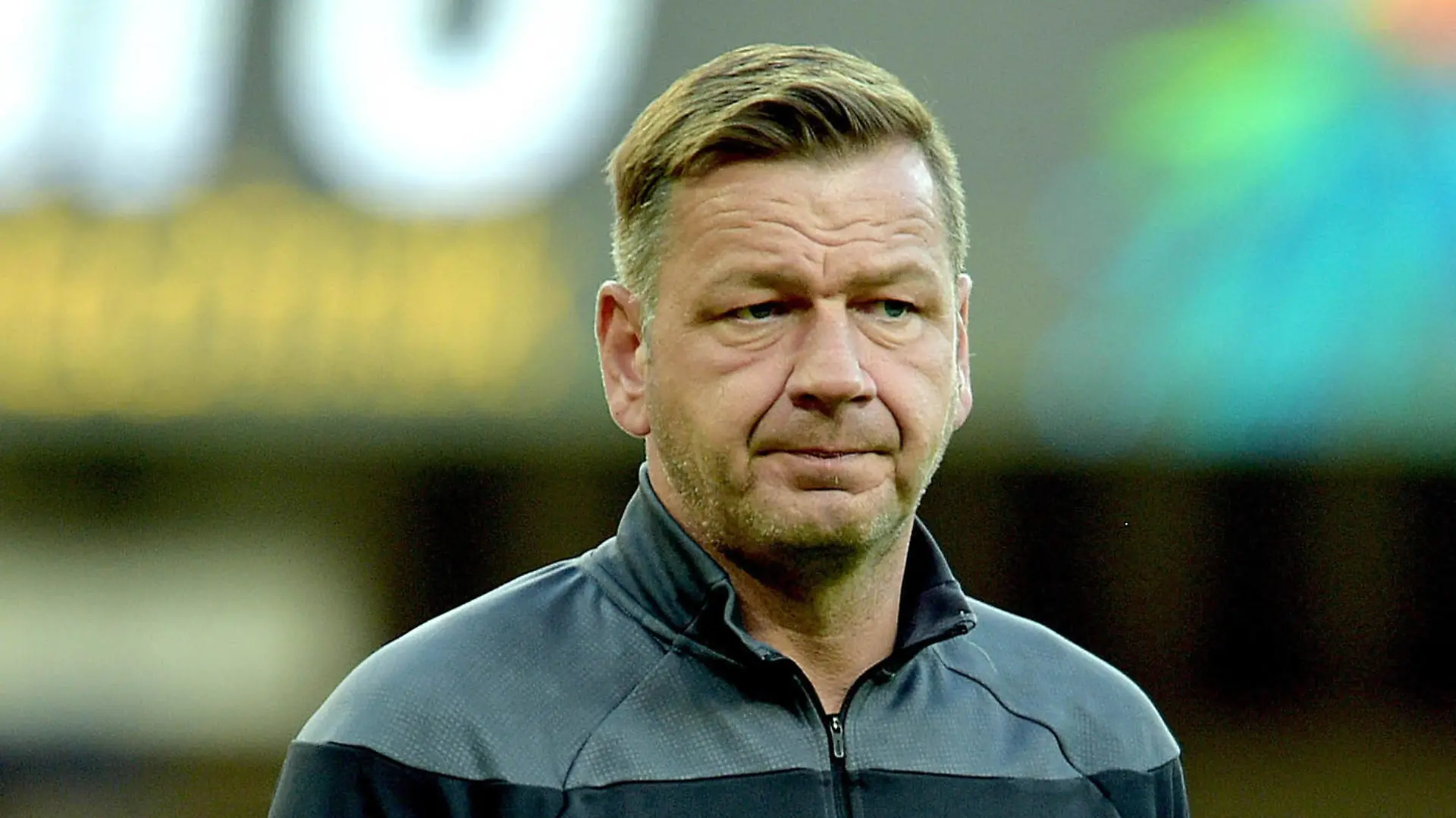 07-10-2022 / pmk / NF137364 Fussball/Herren 3.Liga Saison 2022/2023 Home Deluxe Arena / Paderborn Corona-Spieltag SC Verl - FC Viktoria Koeln Georg KOCH -Torwarttrainer- Viktoria Koeln *** 07 10 2022 pmk NF137364 football men 3 league season 2022 2023 home deluxe arena paderborn corona matchday SC Verl FC Viktoria Koeln Georg KOCH goalkeeper coach Viktoria Koeln