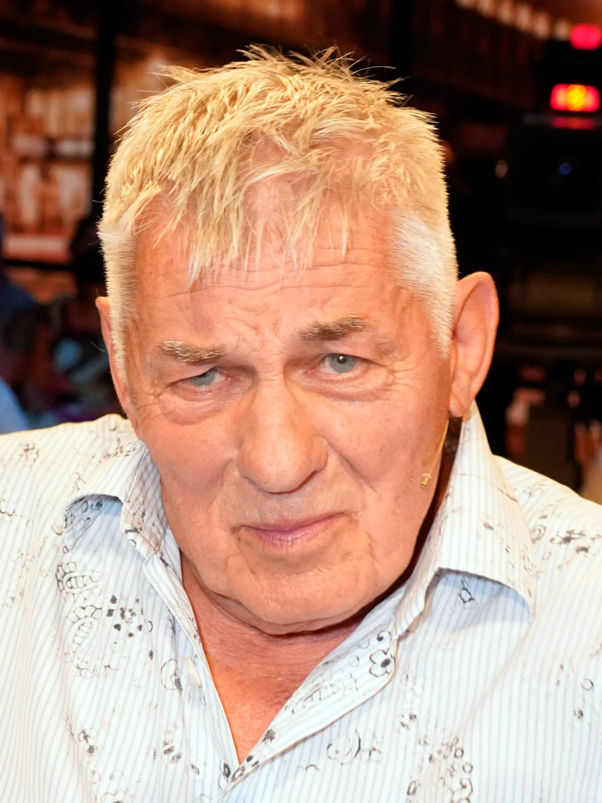 Heinz Hoenig bei der MDR/rbb-Talkshow 'Riverboat' im Studio A im rbb Fernsehzentrum Berlin. Berlin, 24.06.2022