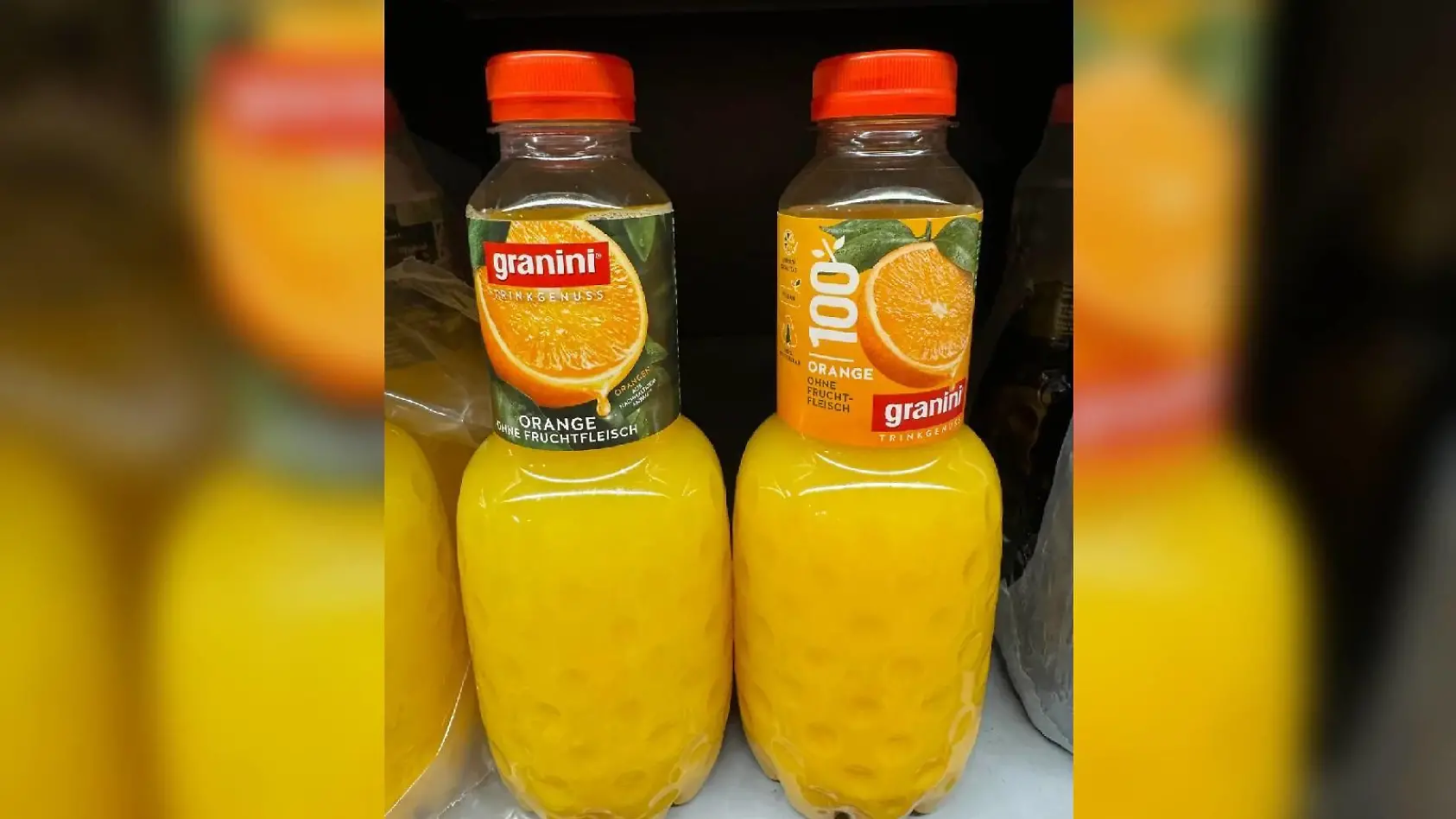 Granini-Säfte plötzlich voller Wasser und Zucker