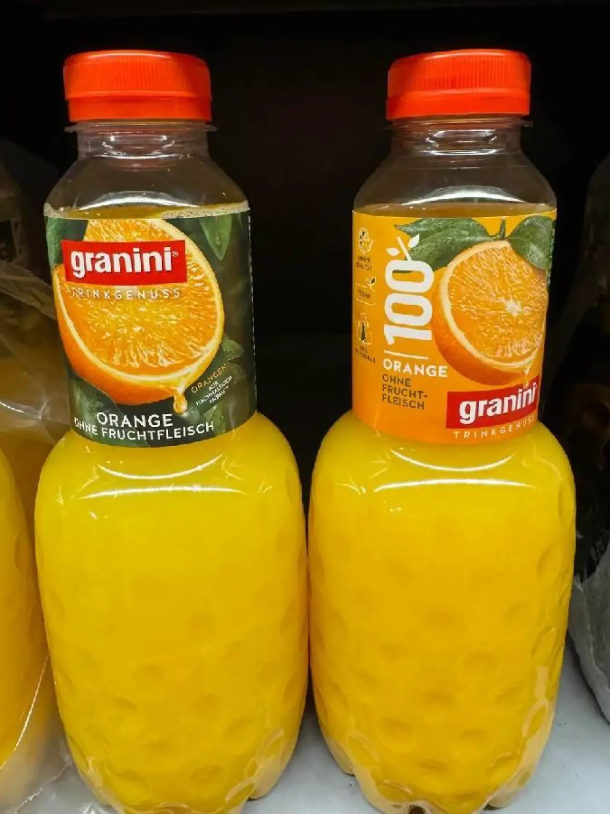 Granini O-Saft-Flaschen