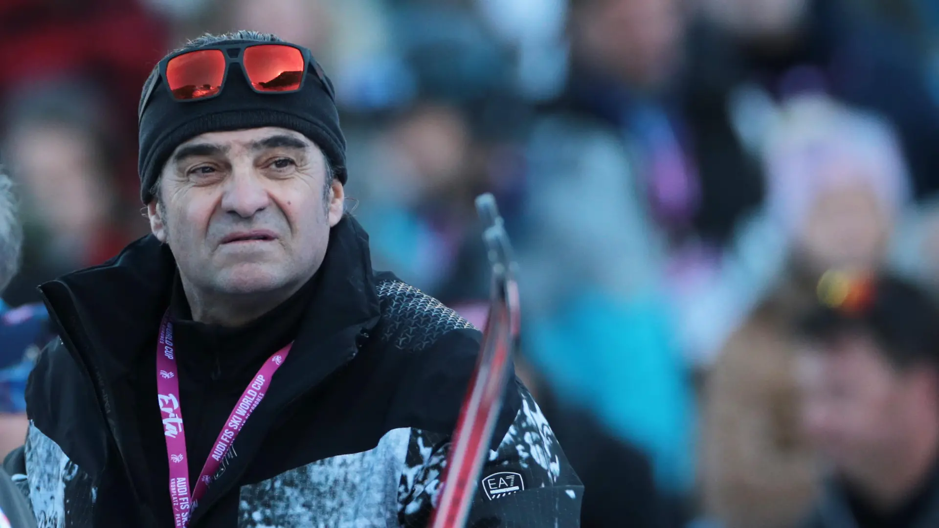 30th January 2024, Kronplatz, South Tyrol, Italy; Audi FIS Ski Ladies World Cup; Italy's Alberto Tomba