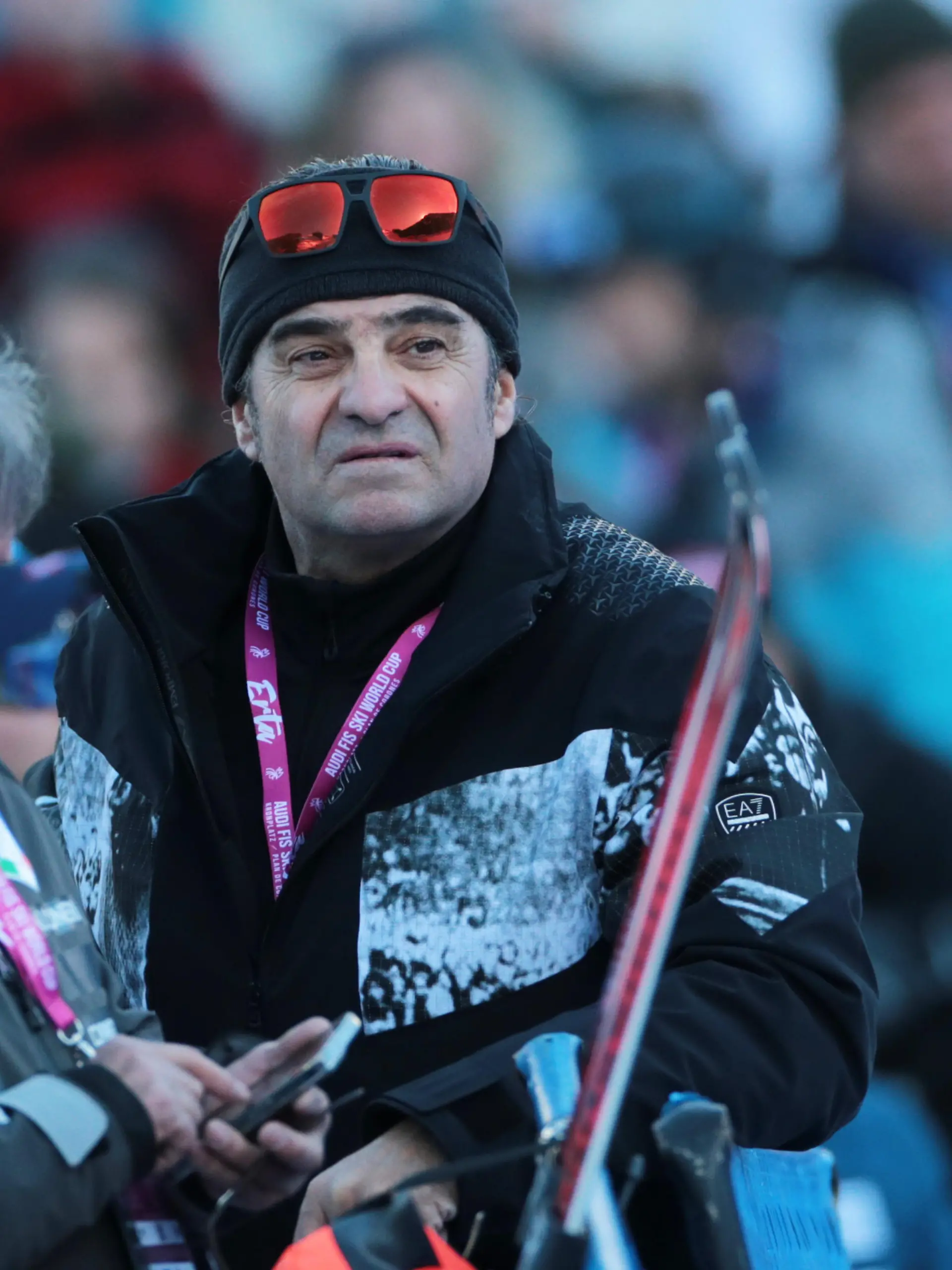 30th January 2024, Kronplatz, South Tyrol, Italy; Audi FIS Ski Ladies World Cup; Italy's Alberto Tomba