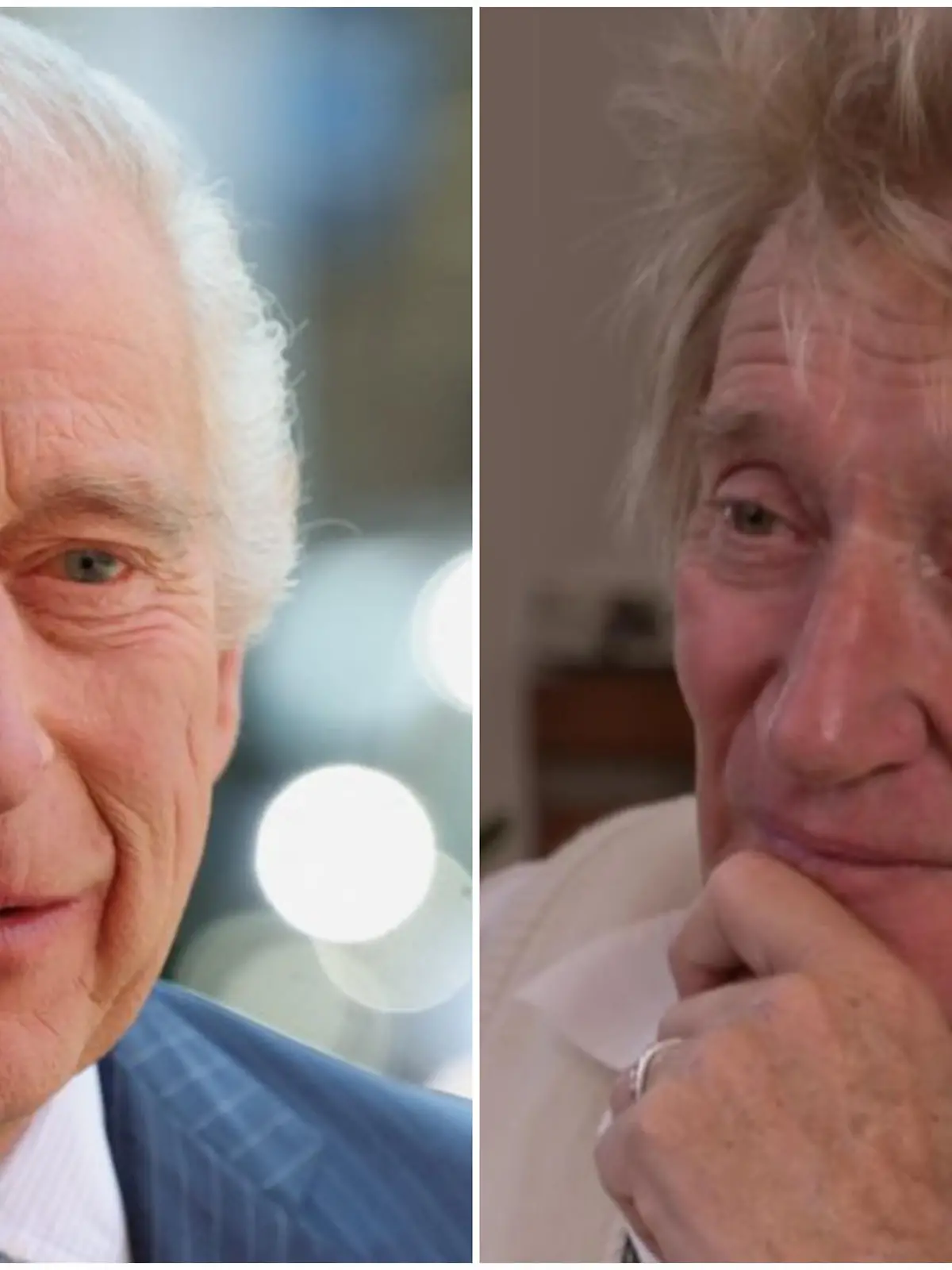 Rod Stewart spricht über sein Verhältnis zu König Charles.