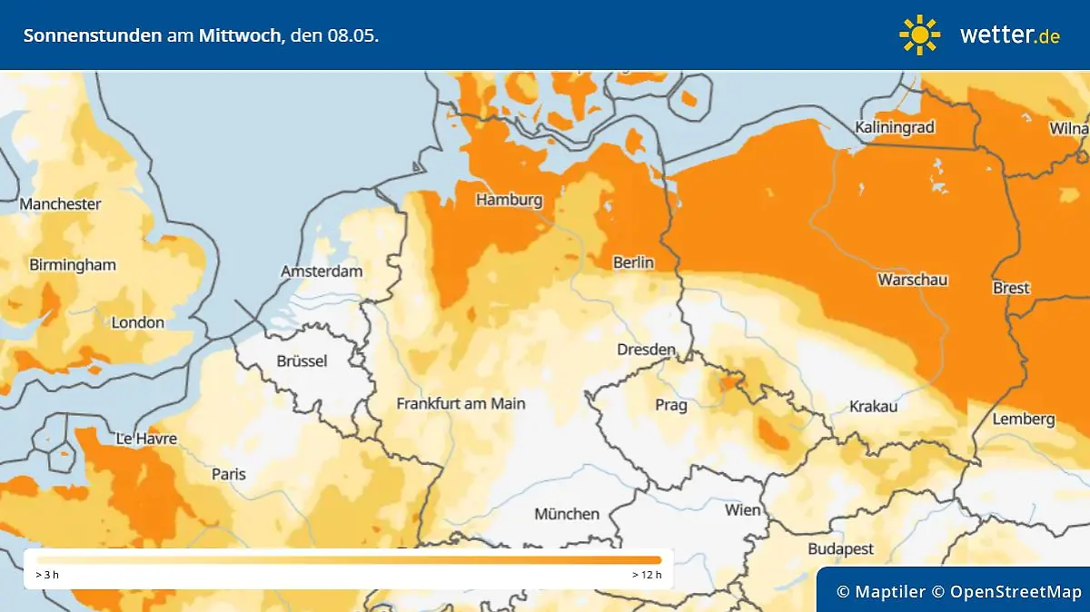 Die Sonne scheint noch etwas ungerecht.