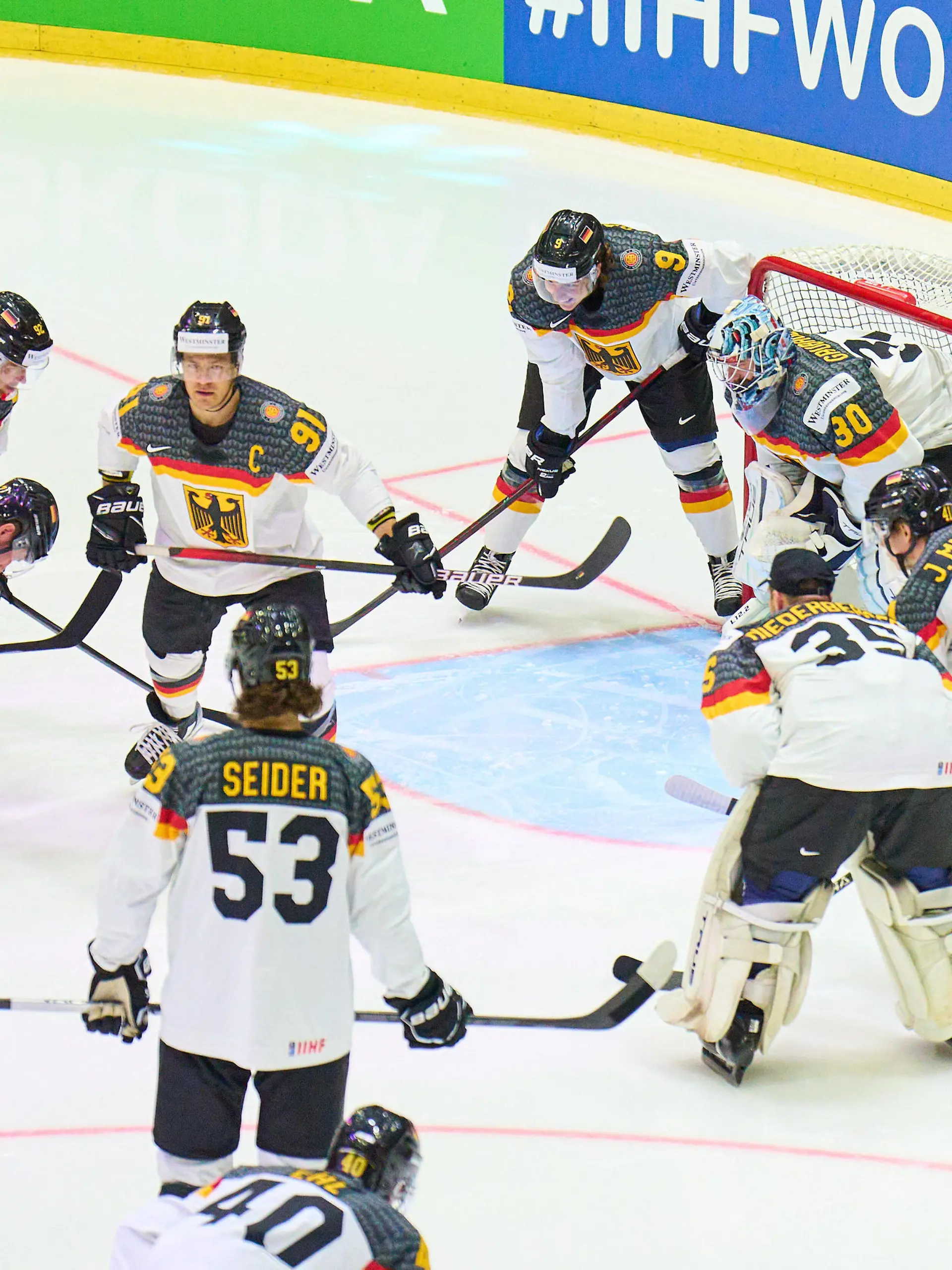  Philipp GRUBAUER Goalie Nr.30 of Germany in the match GERMANY - CZECH REPUBLIC IIHF Ice hockey, Eishockey World Championship, WM, Weltmeisterschaft Quarter final in Helsinki, Finland, May 26, 2022, Season 2021/2022