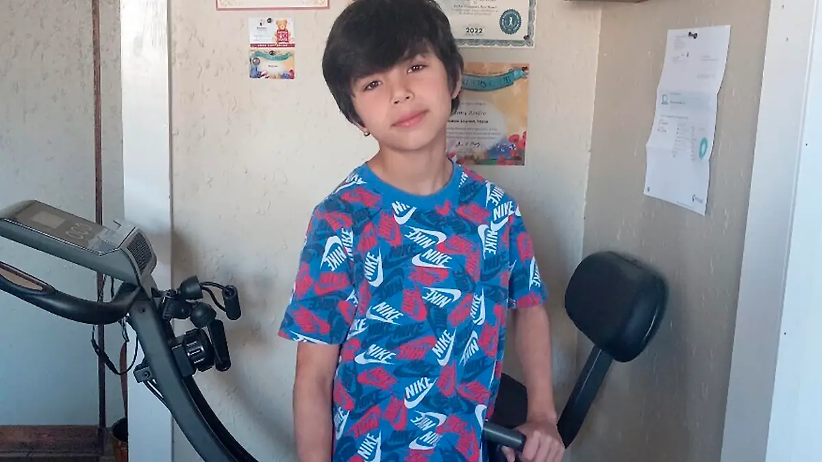 This March 2022 photo provided by Manny Renfro shows his grandson, Uziyah Garcia, while on spring break in San Angelo, Texas. The 8-year-old was among those killed in Tuesday's shooting at Robb Elementary School on May 24 in Uvalde, Texas. (Manny Renfro via AP)