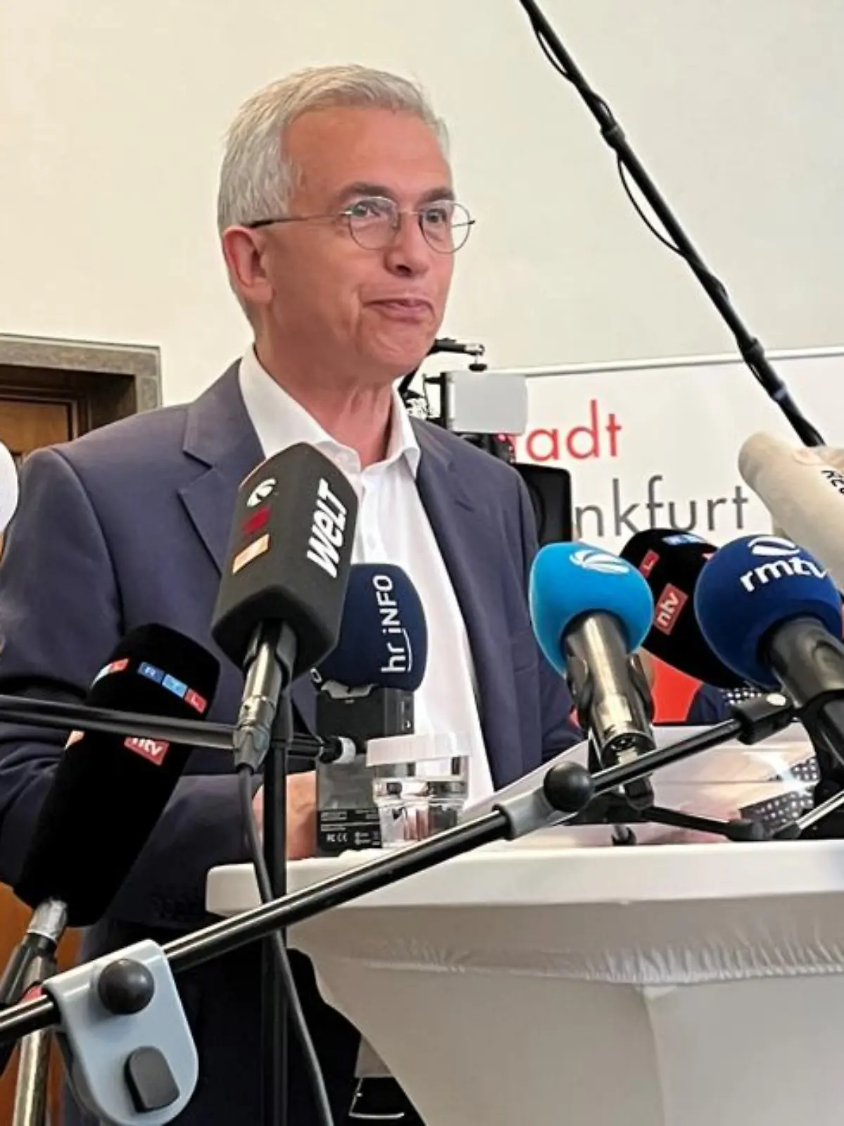 Oberbürgermeister Peter Feldmann (SPD) im Römer.