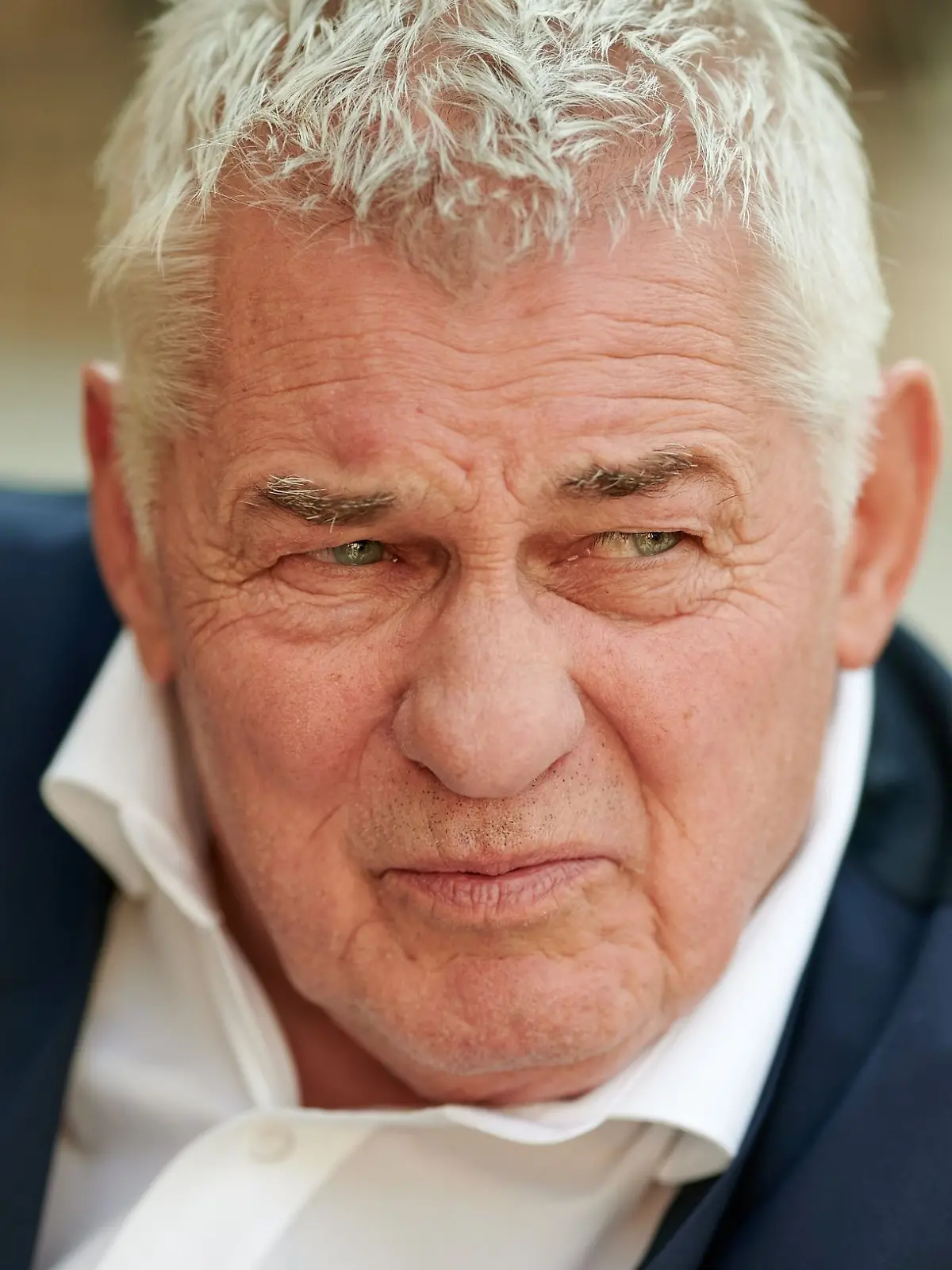 Schauspieler Heinz Hoenig bei einem Fototermin.