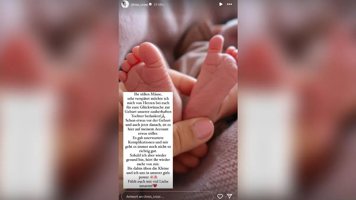 Chryssanthi Kavazi meldet sich bei Instagram
