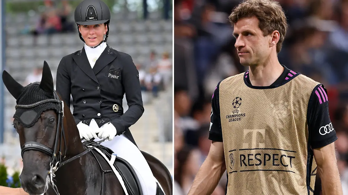 Am Tag nach dem Insta-Wirrwarr: Lisa Müller reitet, Thomas Müller verarbeitet CL-Aus