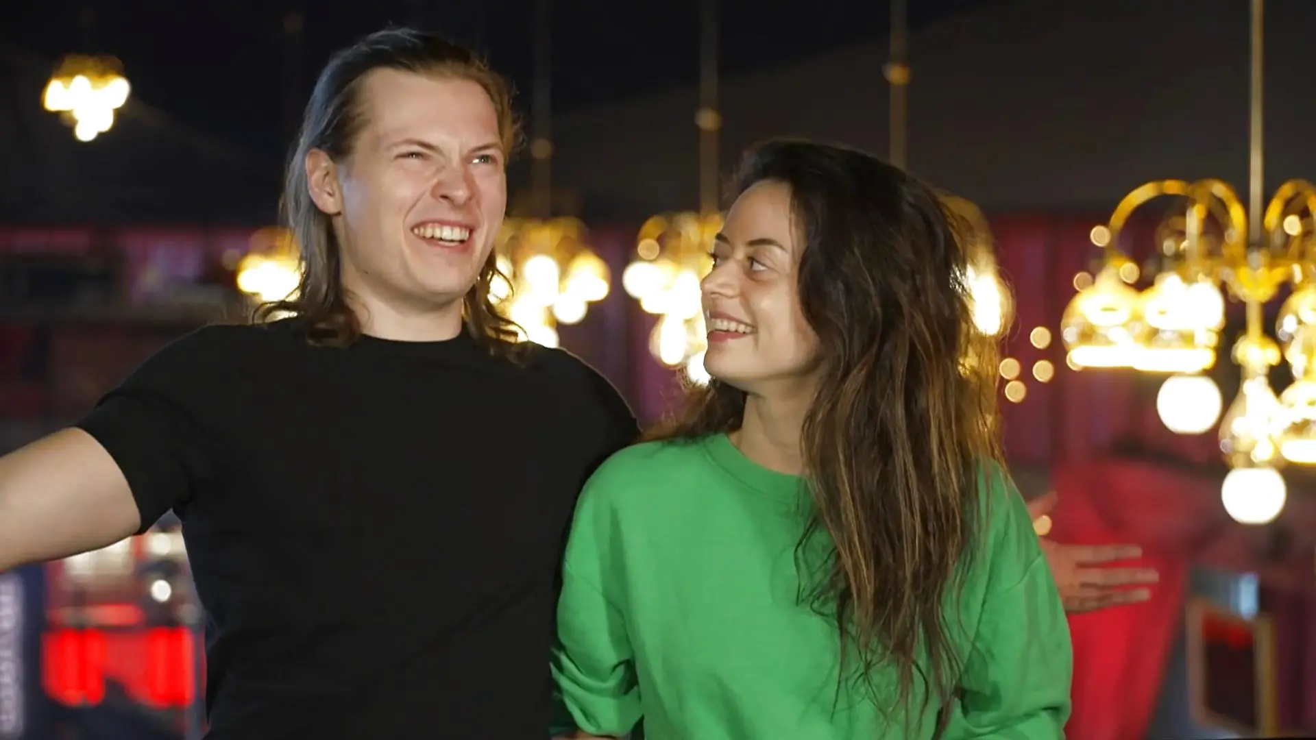 „Let’s Dance“ goes Musical! Kandidat Gabriel Kelly und Profitänzerin Malika Dzumaev können es kaum erwarten.