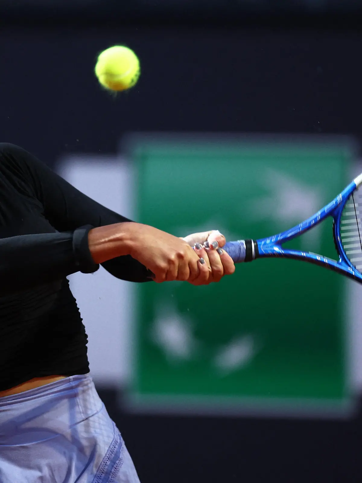 Tennis - Italian Open - Foro Italico, Rome, Italy - May 8, 2024  Sofia Kenin of the U.S. in action during her round of 128 match against Italy's Lucia Bronzetti REUTERS/Guglielmo Mangiapane