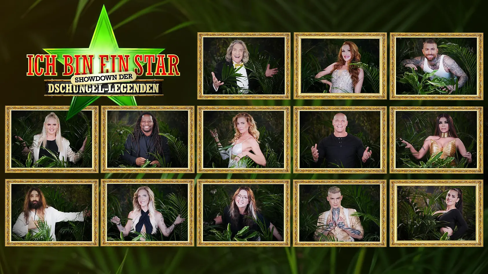 Diese 13 Promis nehmen im Sommer 2024 bei „I’m a Celebrity – Showdown of the Jungle Legends“ in Südafrika teil. 2