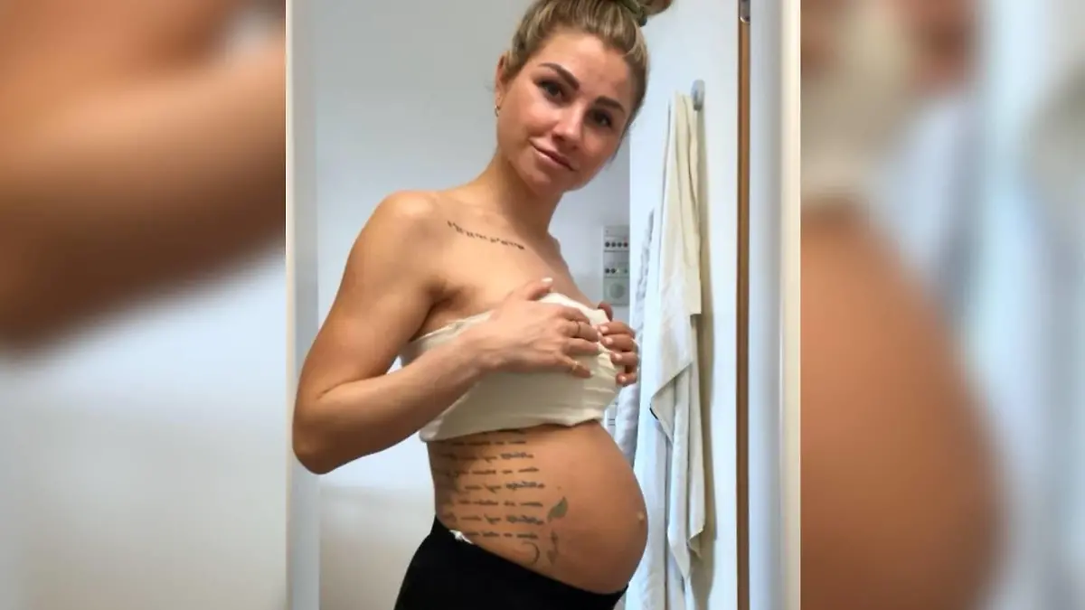 Antonia Elena zeigt ihren After-Baby-Body wenige Tage nach der Geburt.