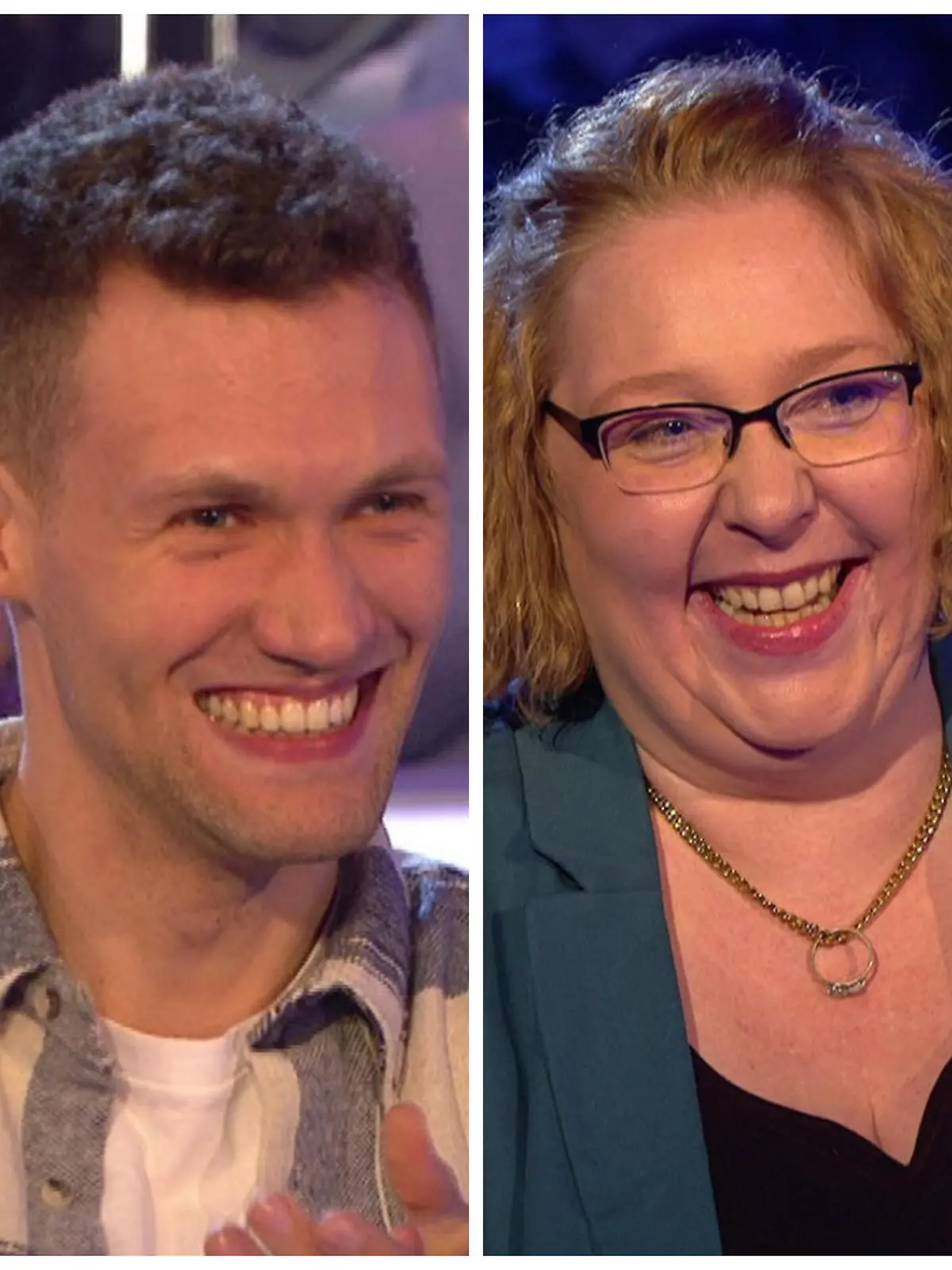 Phillip Lellau, Torben Schnepper-Chimento, Rebecca Klein und Beate Picone haben bei Günther Jauchs „Wer wird Millionär?“ unterschiedlich Glück gehabt.