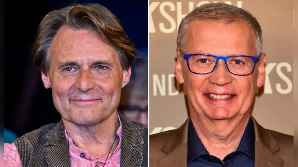 Wolfgang Bahro und Günther Jauch verkünden EM-Nachrichten