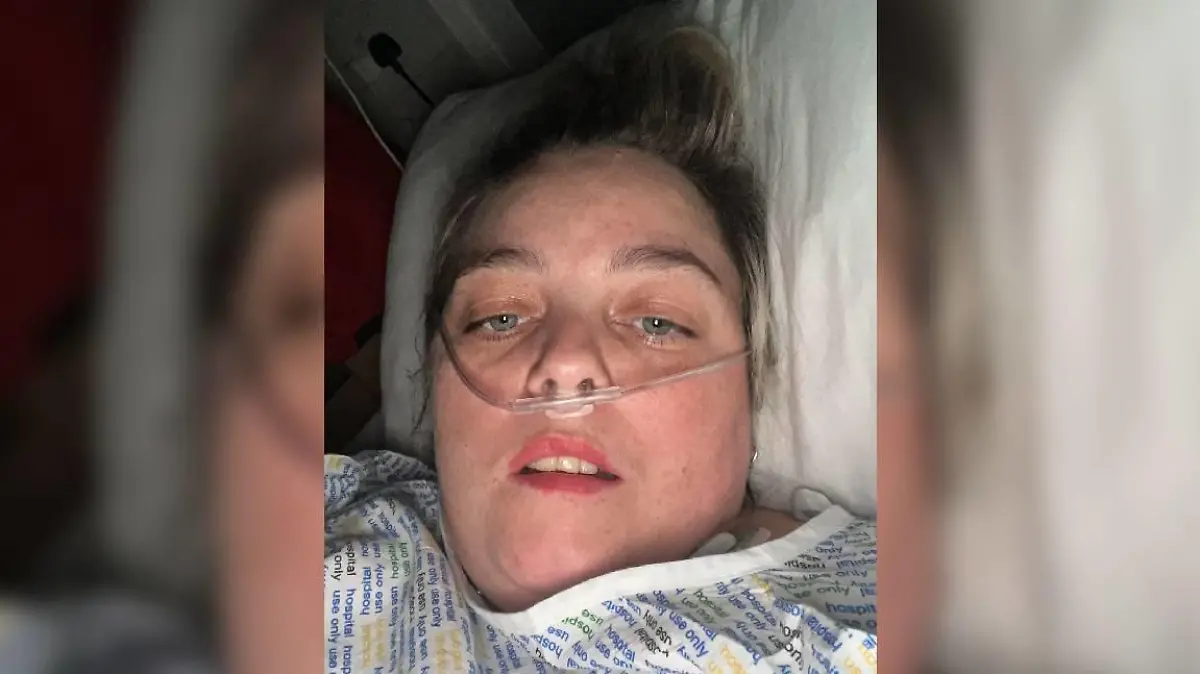 Emma Tuthill im Krankenhaus