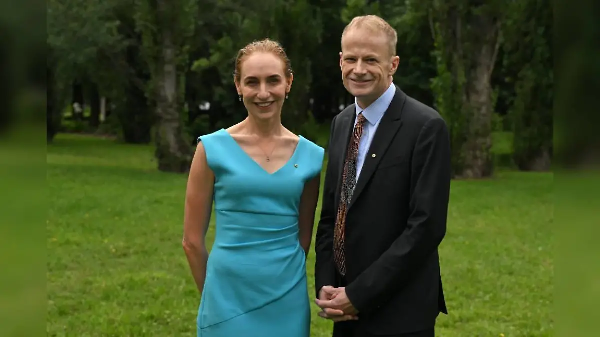 Richard Scolyer und Professorin Georgina Long