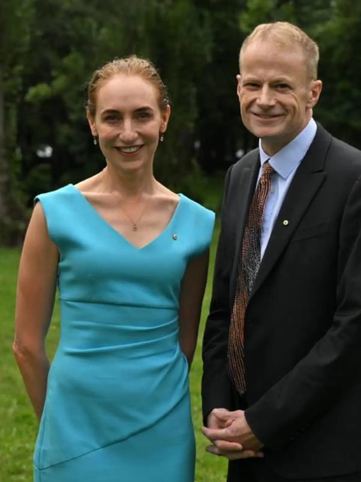 Richard Scolyer und Professorin Georgina Long