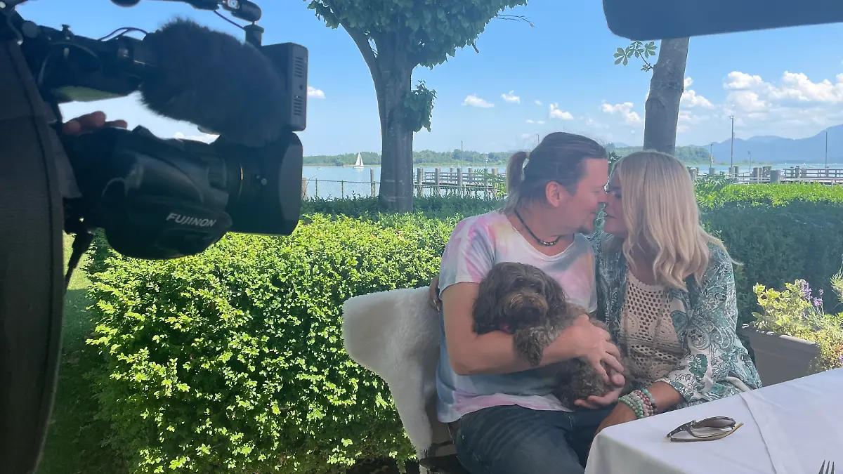 Michael Tomaschautzki und Diana Herold am Chiemsee