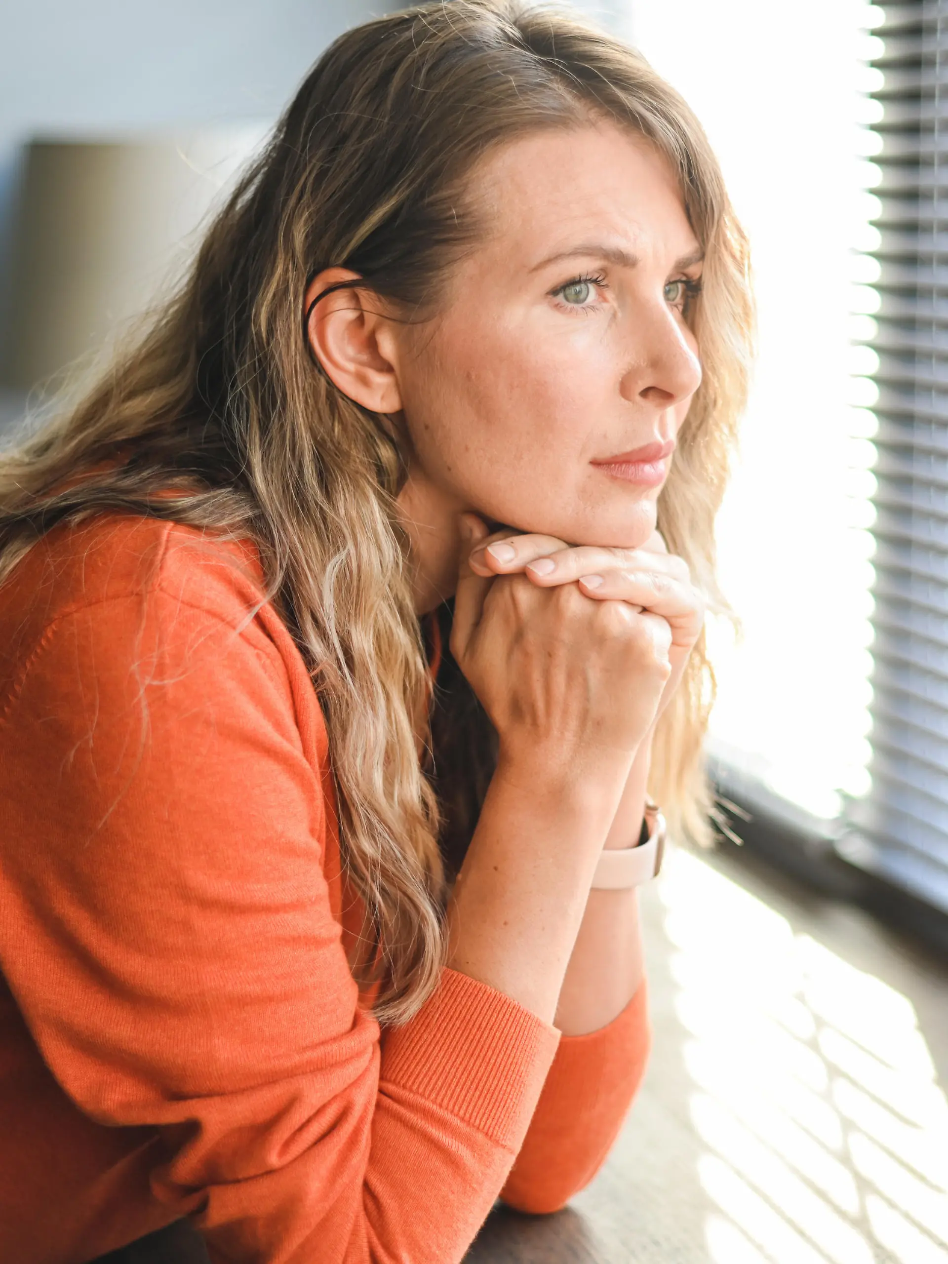 Mature adult woman (negative emotions)