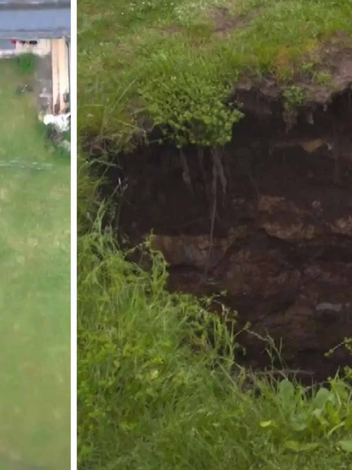 Bild zu: "Schock im Garten - plötzlich klafft hier ein Zehn-Meter-Loch"