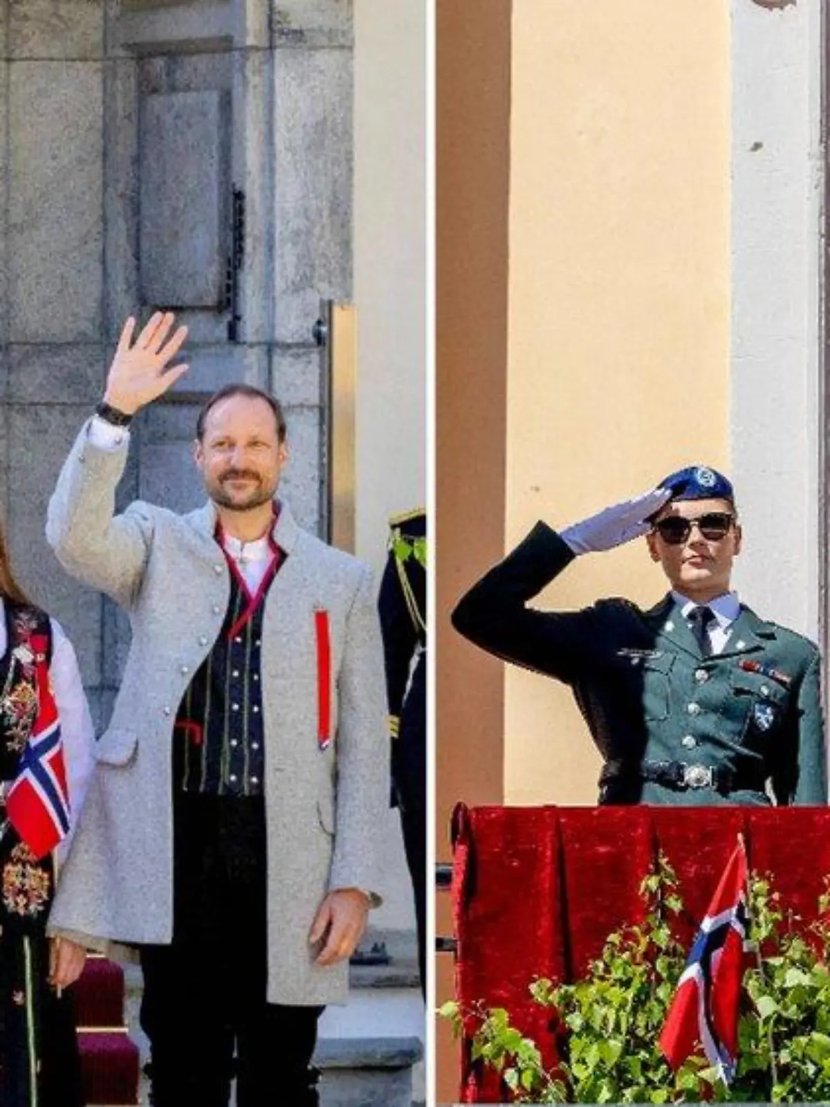 Von der Tracht in die Uniform: Prinzessin Ingrid Alexandra überrascht