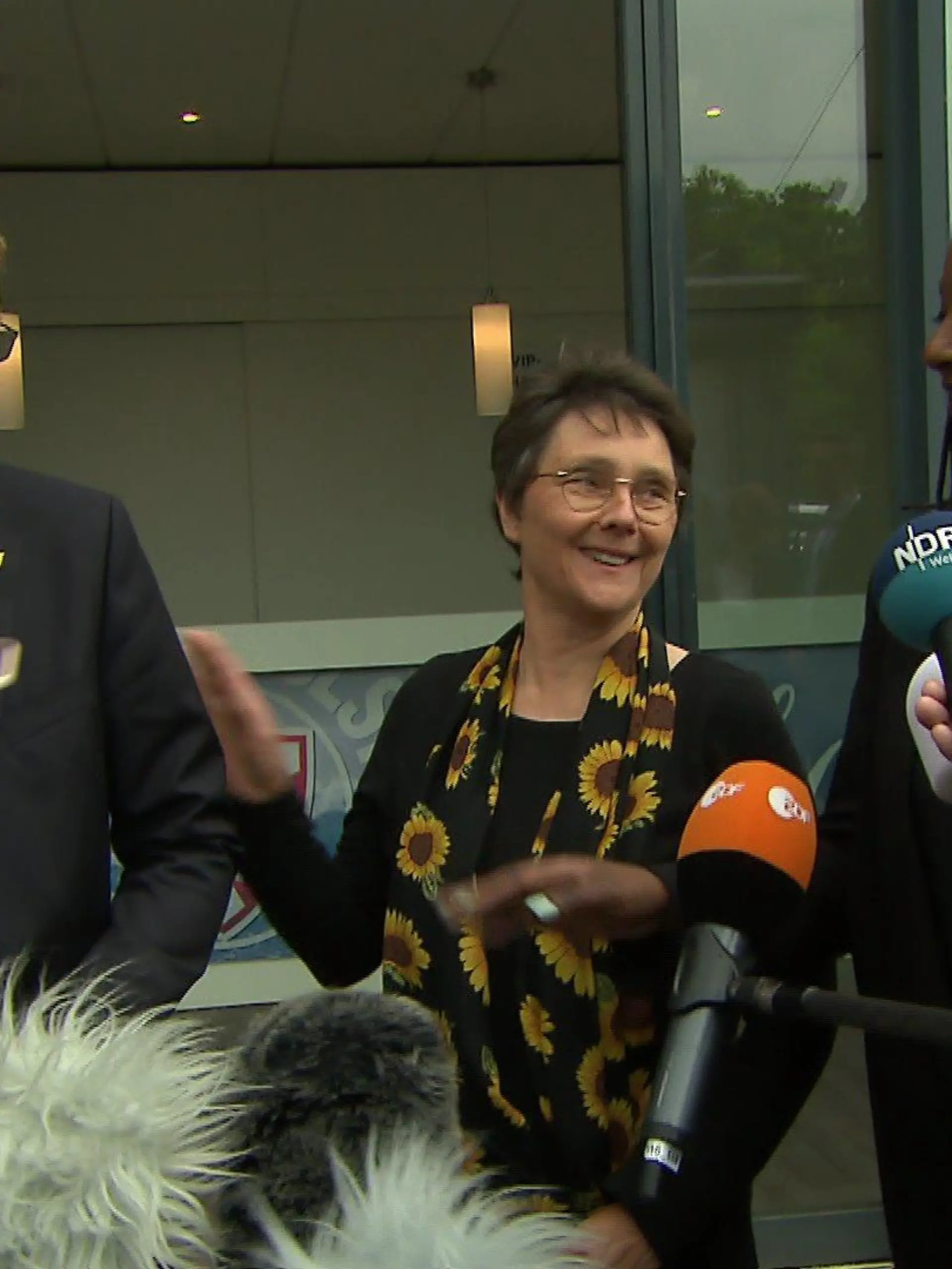 Ministerpräsident Daniel Günther und das grüne Verhandlungsteam