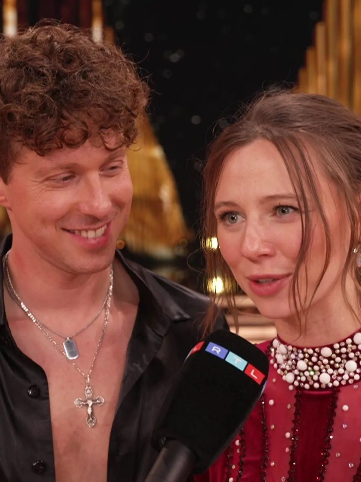 Valentin Lusin und Ann-Kathrin Bendixen schauen mit Freude und Dankbarkeit auf ihre gemeinsame „Let’s Dance“-Zeit zurück.