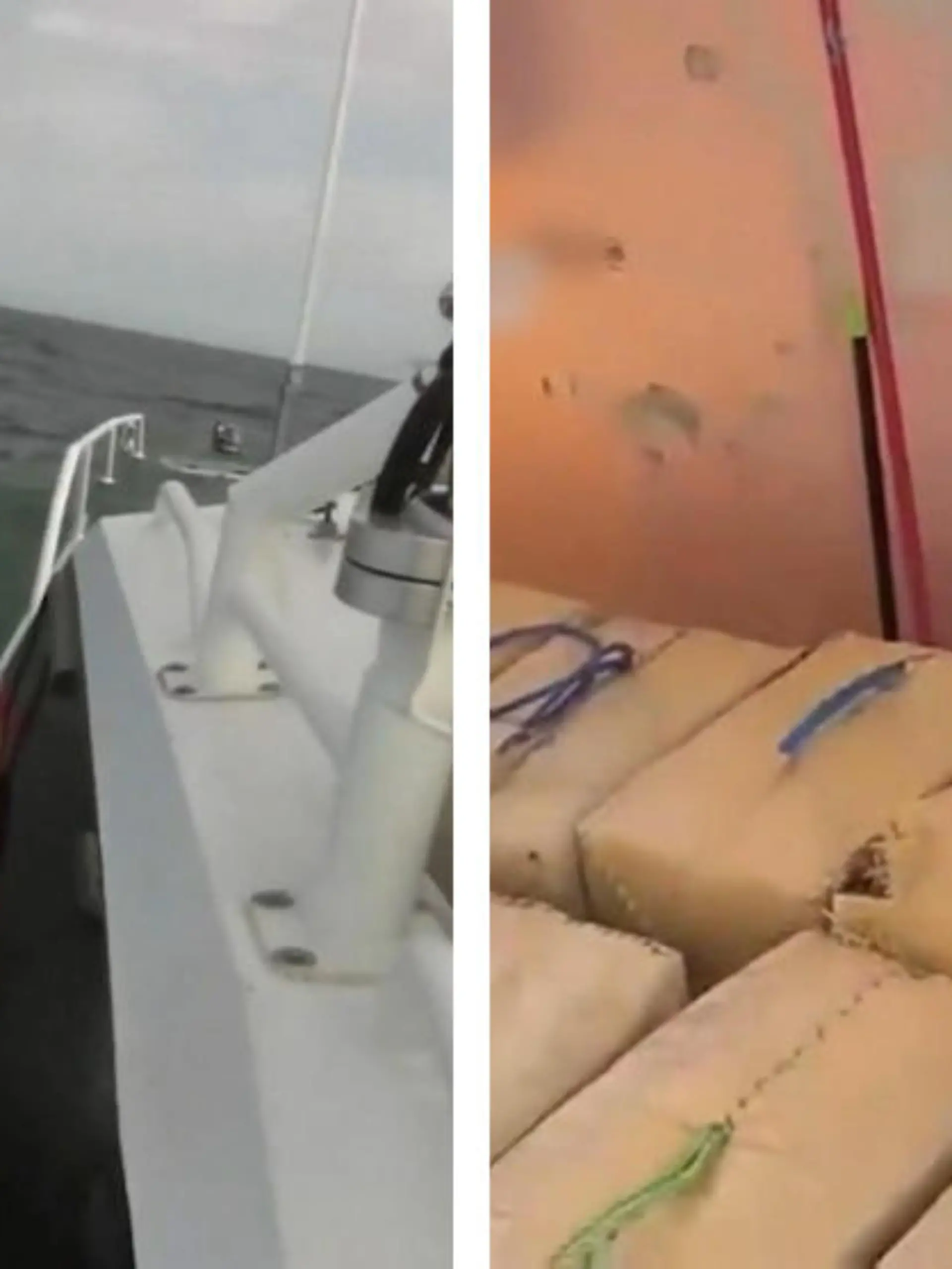 An der Küste von Huelva jagen Polizisten Drogenschmuggler quer übers Meer. In ihrem Besitz befinden sich 300 Ballen Haschisch.