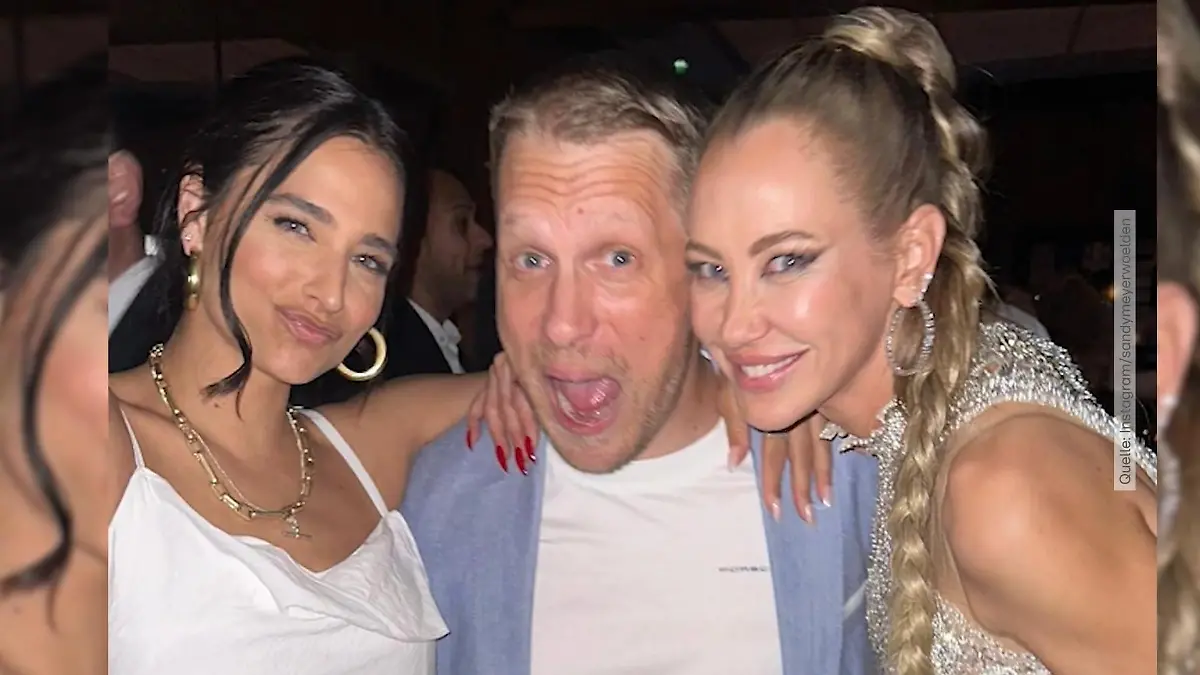 Amira Pocher, Oliver Pocher und Alessandra Meyer-Wölden