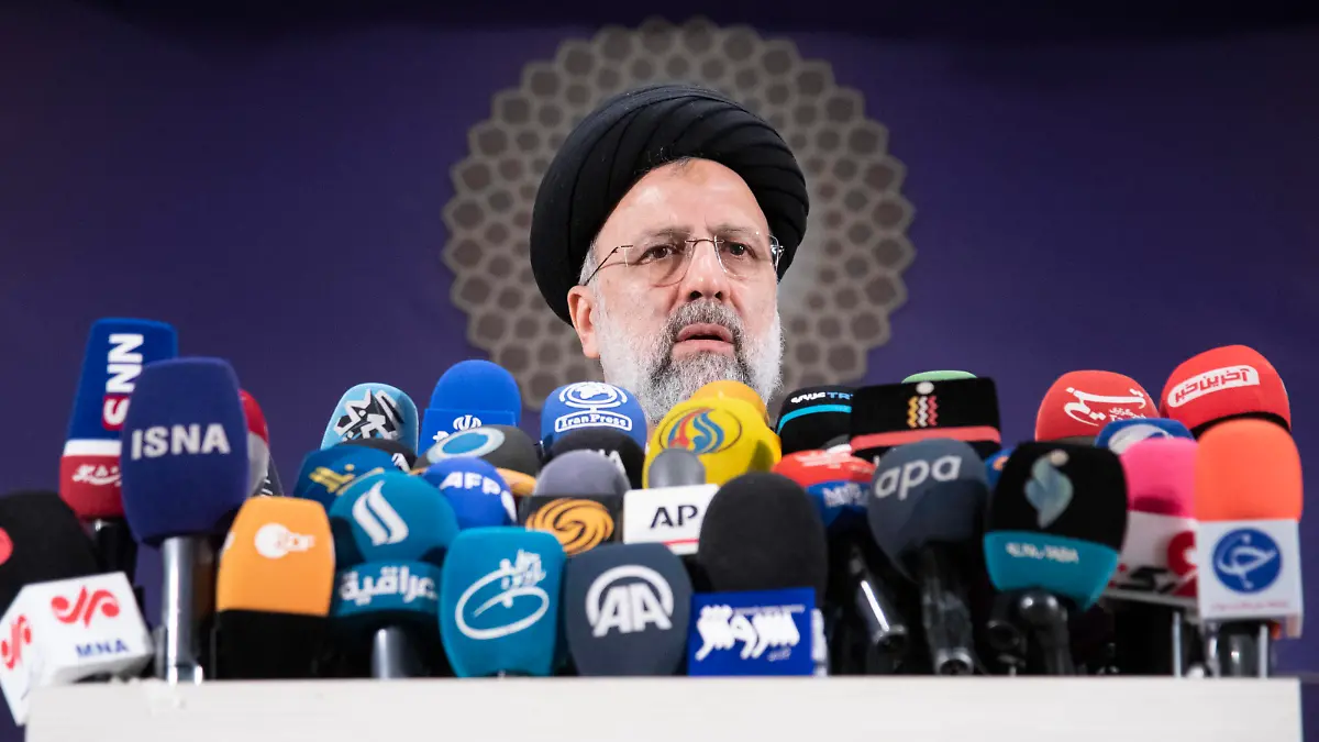 Iran: Registration for the Iranian Presidential election 2021 Chief Justice of Iran, Sayyid Ebrahim Raisi press conference with journalists and media. Sayyid Ebrahim Raisi was registered for the presidential election 2021. Presidential elections are scheduled to be held in Iran in 18 june 2021. Tehran Iran Copyright: SobhanxFarajvan
